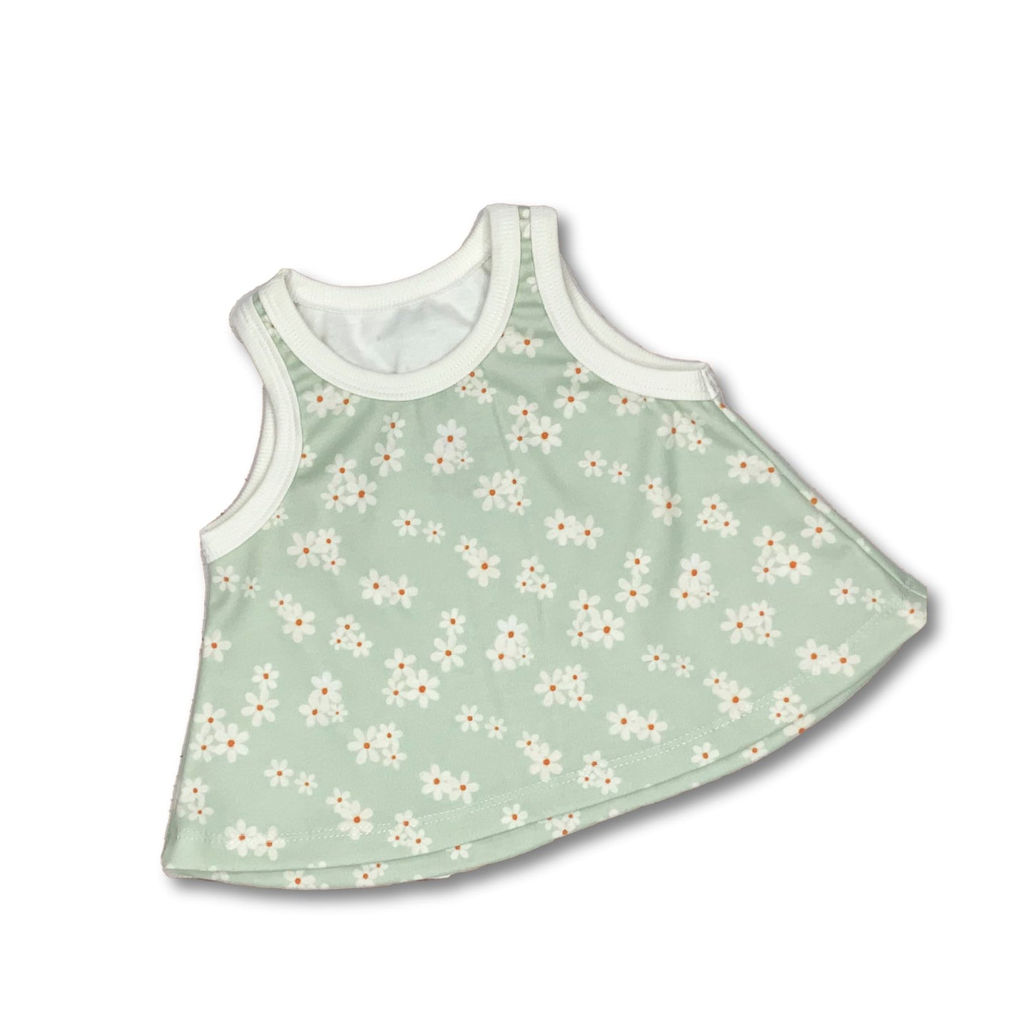 Organic Cotton Daisy Tank Top and Bummies, 18-24 Months