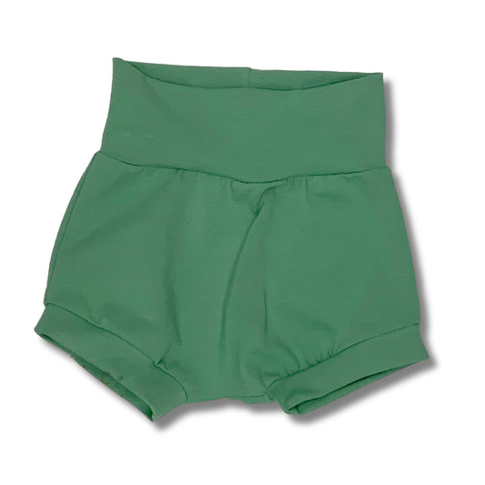 Cotton/Spandex Sage Green  Baby Bummies, Gender Neutral, 6-9 Months