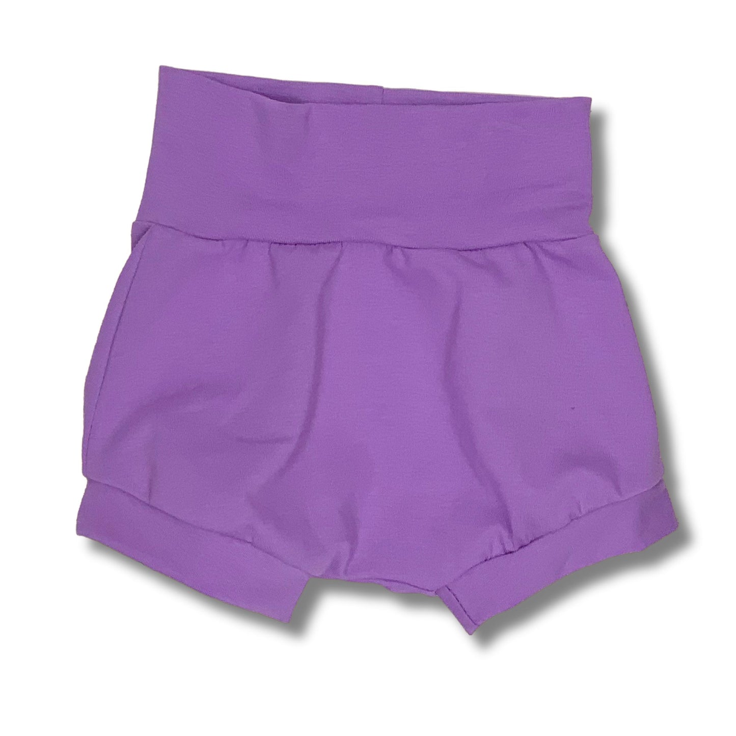 Cotton/Spandex Orchid Purple  Baby Bummies, 6-9 Months