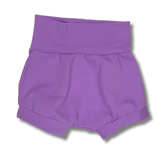 Cotton/Spandex Orchid Purple  Baby Bummies, 6-9 Months